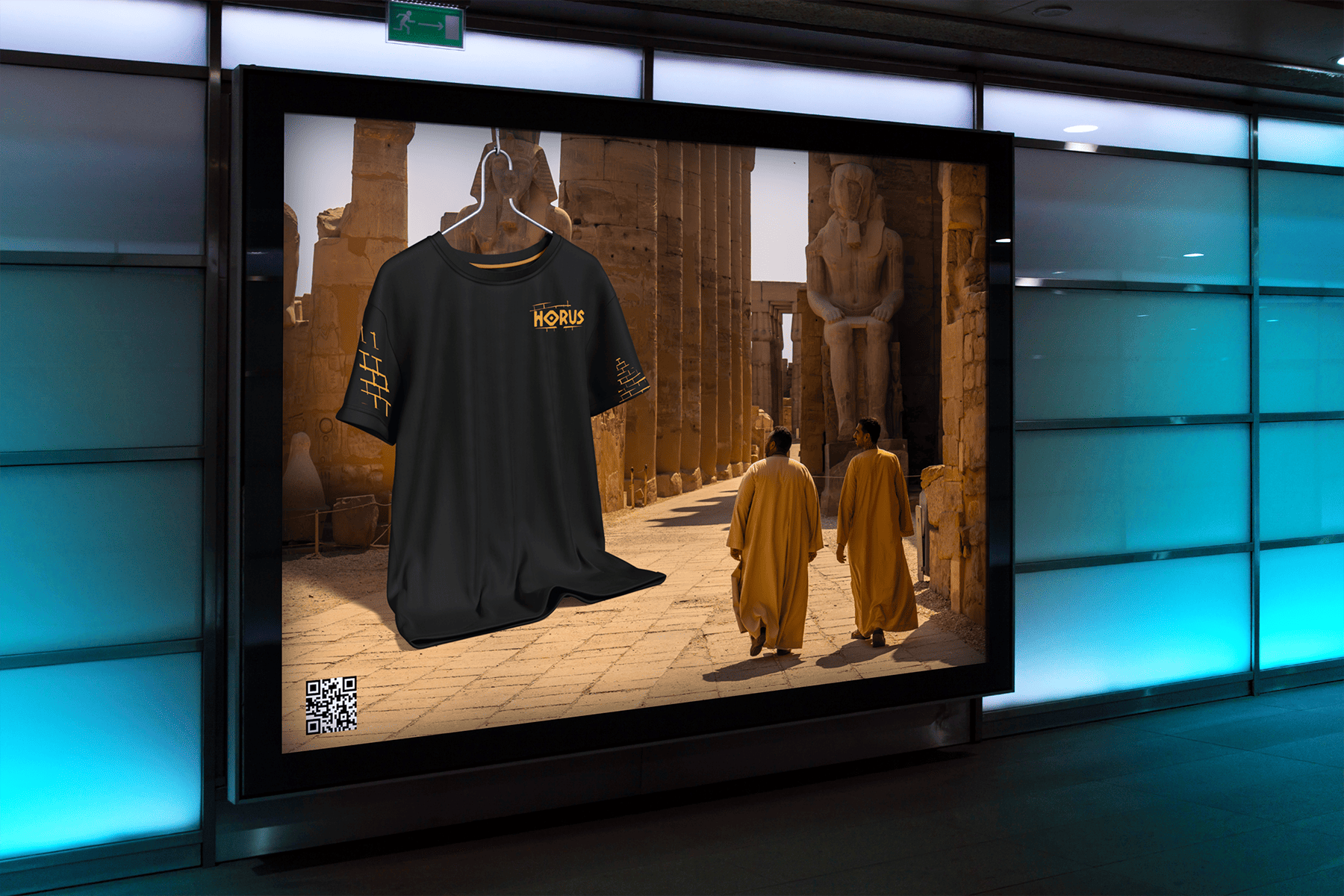 Campagne Horus installée dans une station de transport