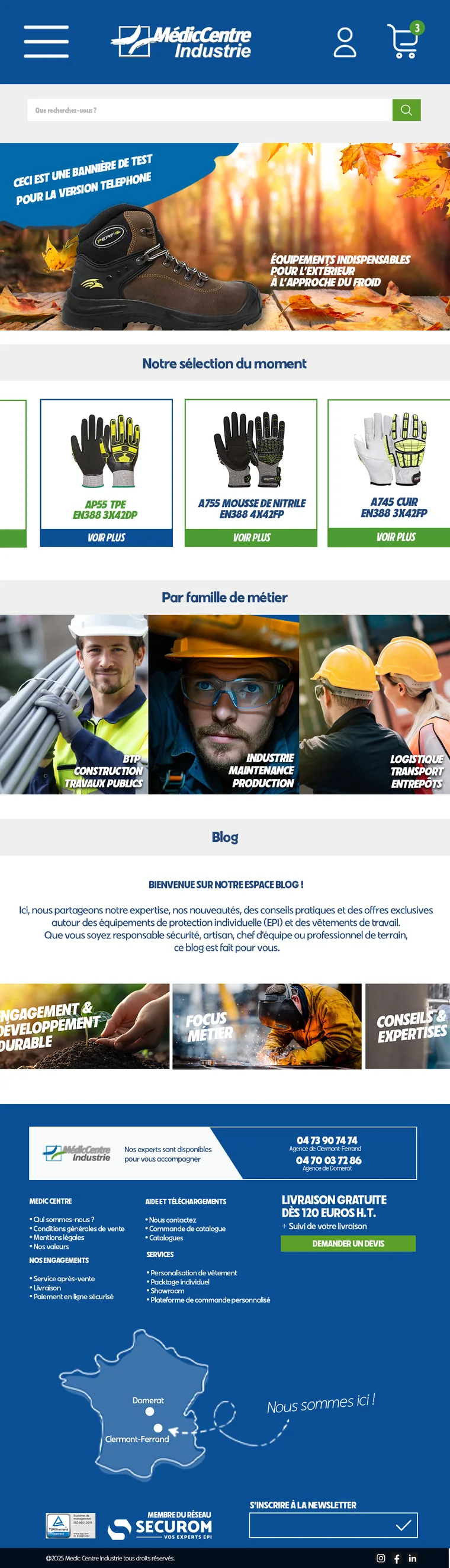 Cahier des charges téléphone, écran 1 sur 18
